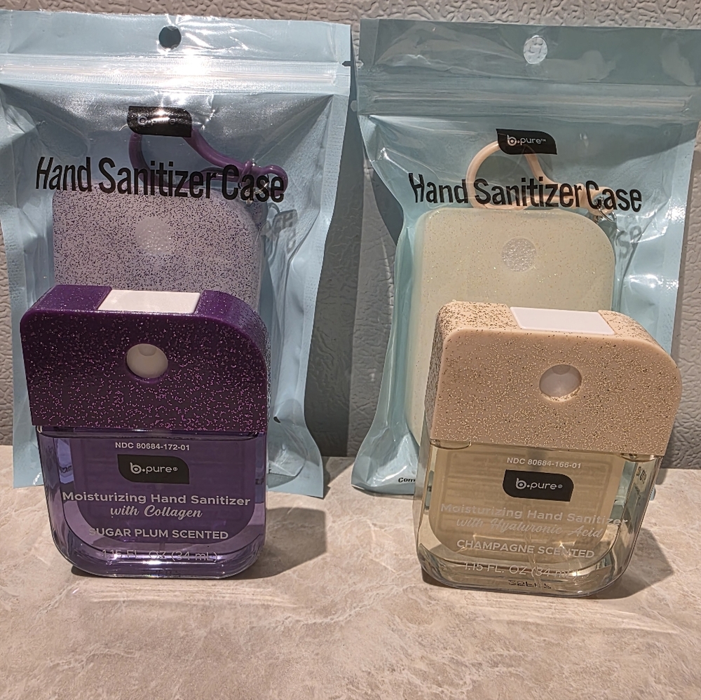 B.Pure Hand Sanitizer Sugar Plum and Champagne scented
